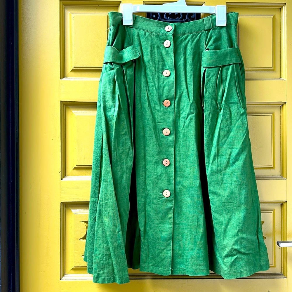Green ModCloth Beauty With Pockets!